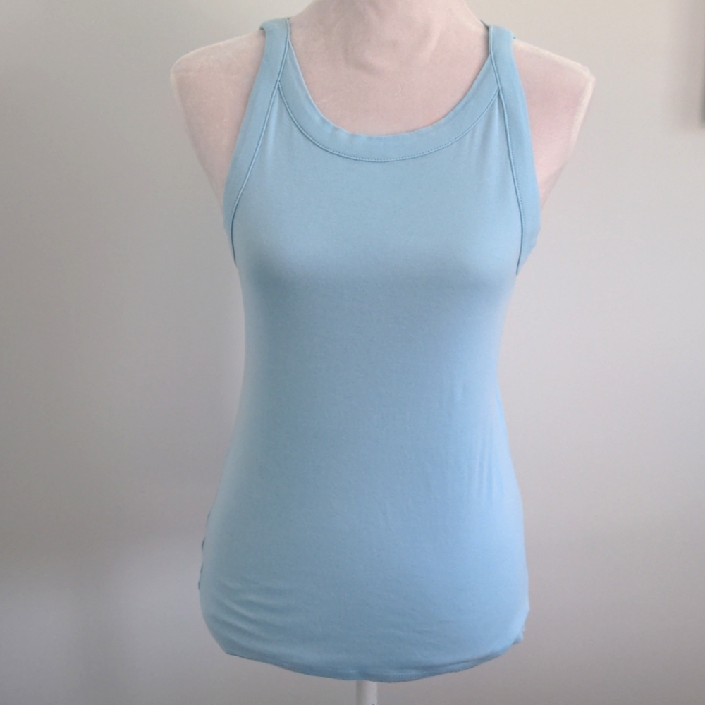 Loft Halter Style Tank Iced Blue size Medium - Picture 2 of 7